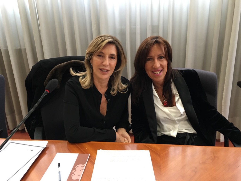 Consejeras Marcela Basterra y Alejandra Petrella, expositoras en el II Seminario Italo-Argentino.